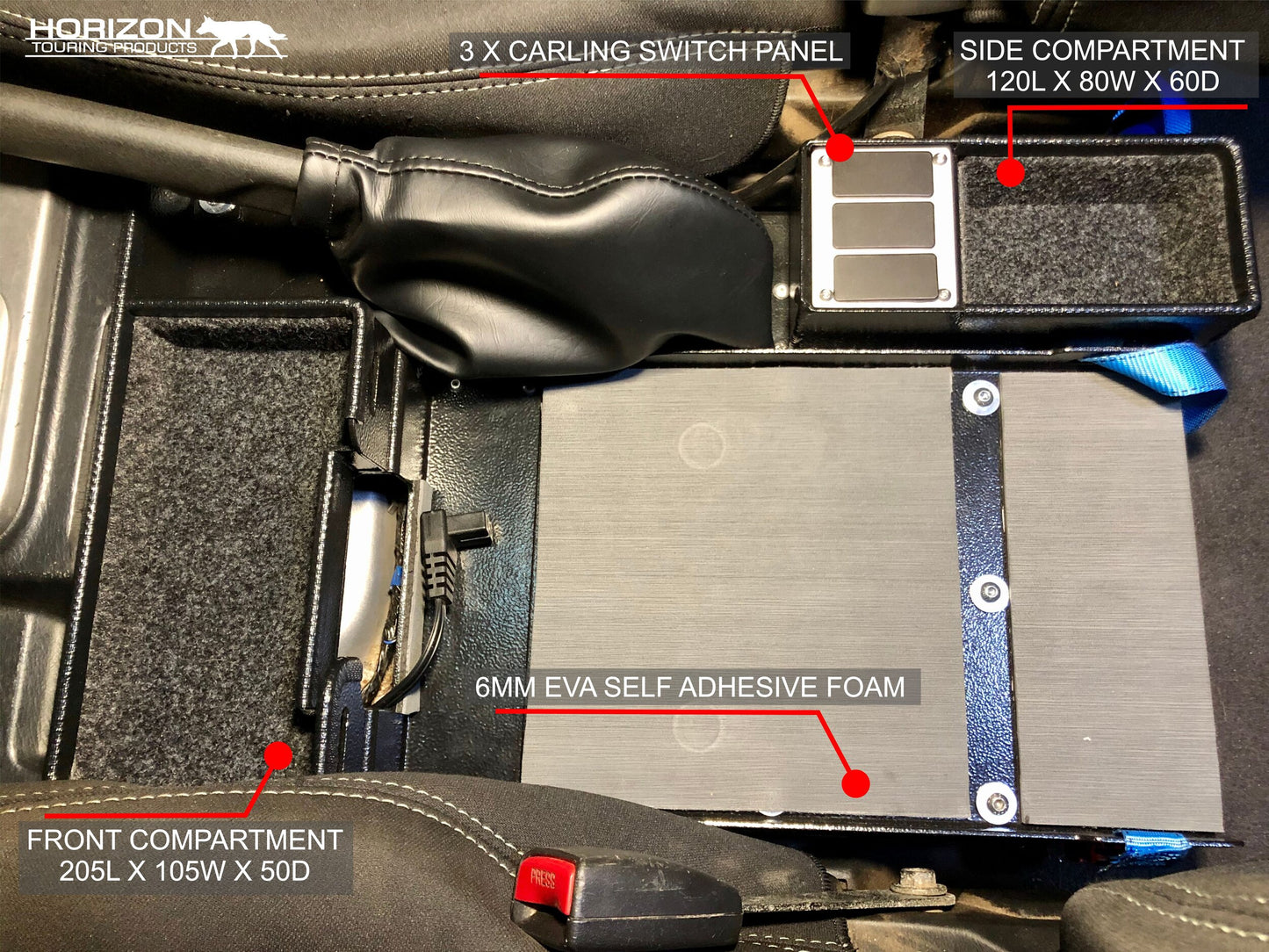 ** IN STOCK READY TO SHIP ** GU & GQ PATROL FRIDGE CONSOLE MOUNT (WAGONS ONLY)