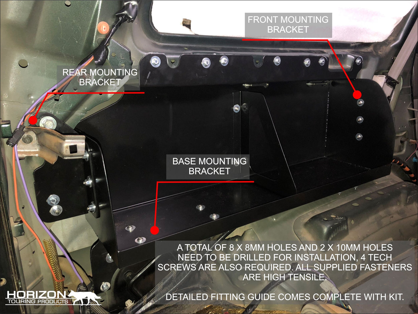 **IN STOCK READY TO SHIP** GU PATROL S1-4 REAR STORAGE BOX, WITH COVER SET (passenger side only)