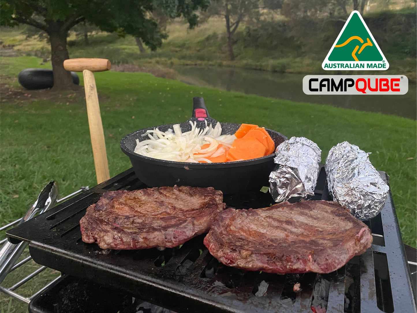 **IN STOCK READY TO SHIP** WINDSHIELD AND FULLSIZE GRILL - FOR CAMPQUBE
