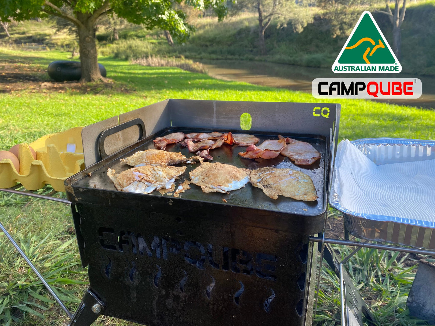 **IN STOCK READY TO SHIP** WINDSHIELD AND FULLSIZE GRILL - FOR CAMPQUBE