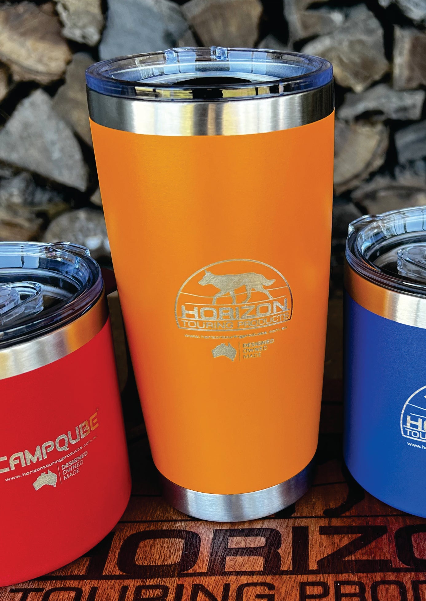 STAINLESS STEEL INSULATED TRAVEL COOLERS AND MUGS